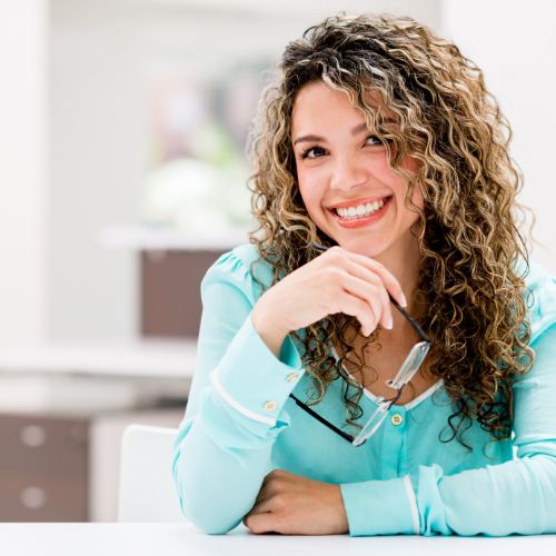 happy woman